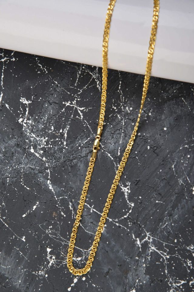 Prenses Pırlanta-14 Ayar Altın İtalyan Zincir