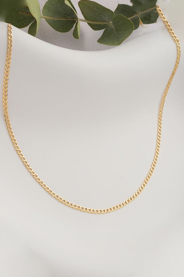 PRENSES PIRLANTA 14 Ayar Altın Gurmet Zincir Kolye (40cm,45m,50cm,55cm)