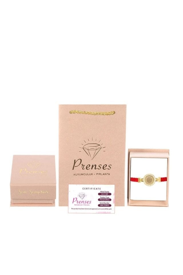 Prenses Pırlanta-Yeni Tarihli 22 Ayar Çeyrek Altın Altın Bileklik Modeli