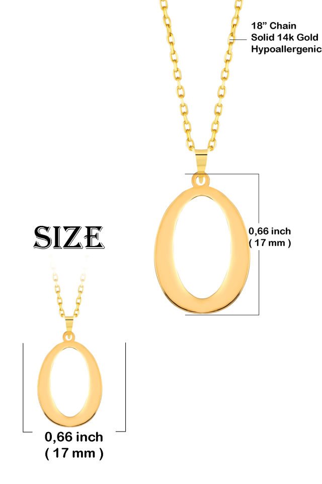 PRENSES PIRLANTA Kadın 14 Ayar Altın Harf Kolye El işi A & Z Harfi Altın Kolye Zincirli Harf Kolye 42 Cm O