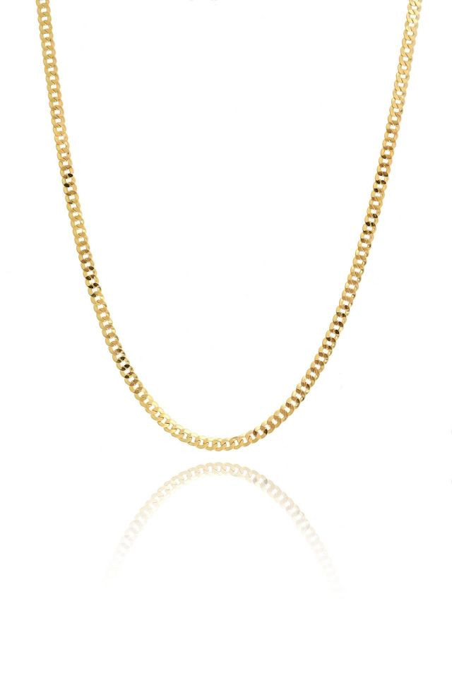 Prenses Pırlanta-14 Ayar Altın İtalyan Zincir