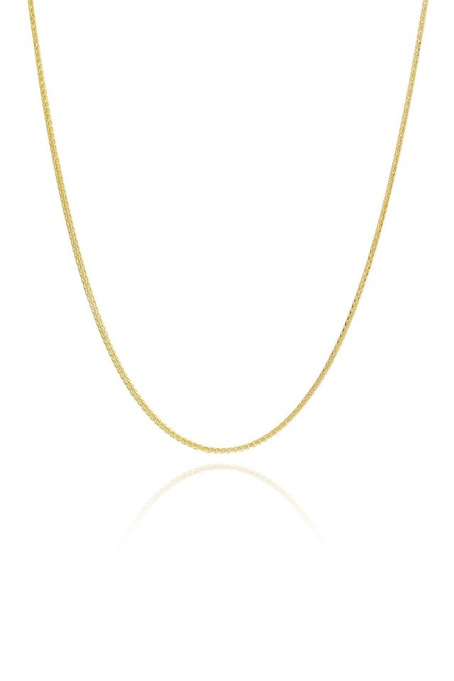 Prenses Pırlanta-14 Ayar Altın İtalyan Zincir