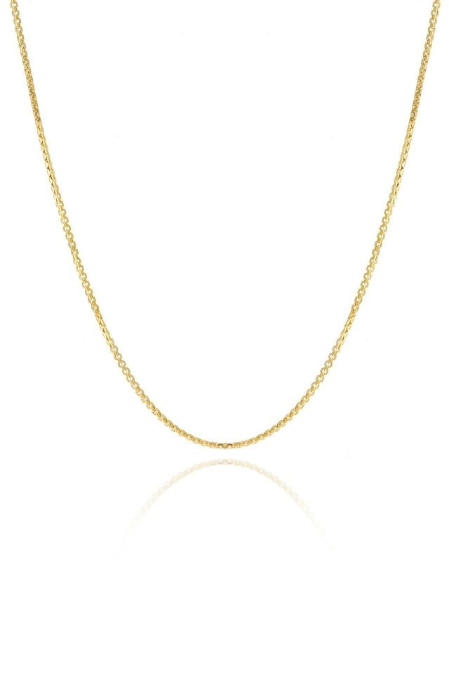 Prenses Pırlanta-14 Ayar Altın İtalyan Zincir