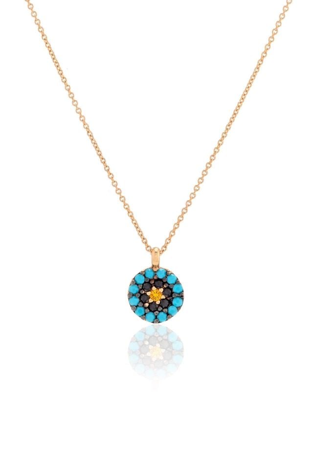 Prenses Pırlanta-14 Ayar Altın Altın Kolye Modeli