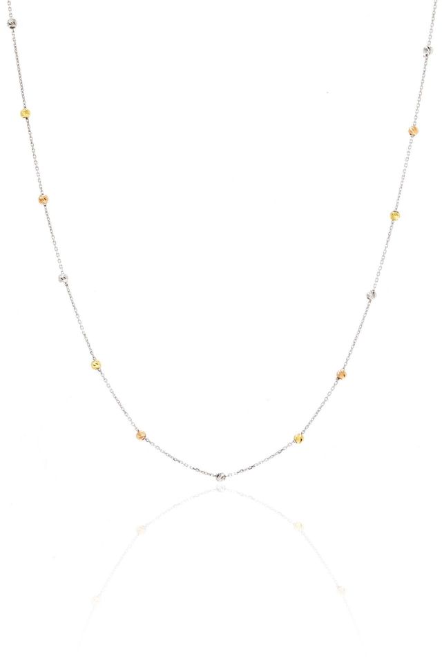 Prenses Pırlanta-14 Ayar Altın Altın Kolye Modeli