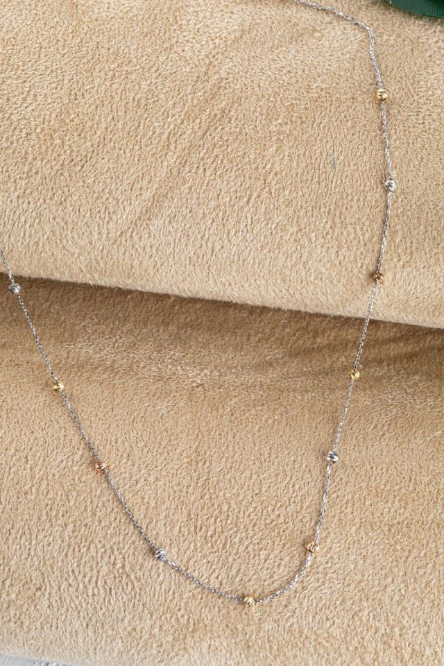 Prenses Pırlanta-14 Ayar Altın Altın Kolye Modeli