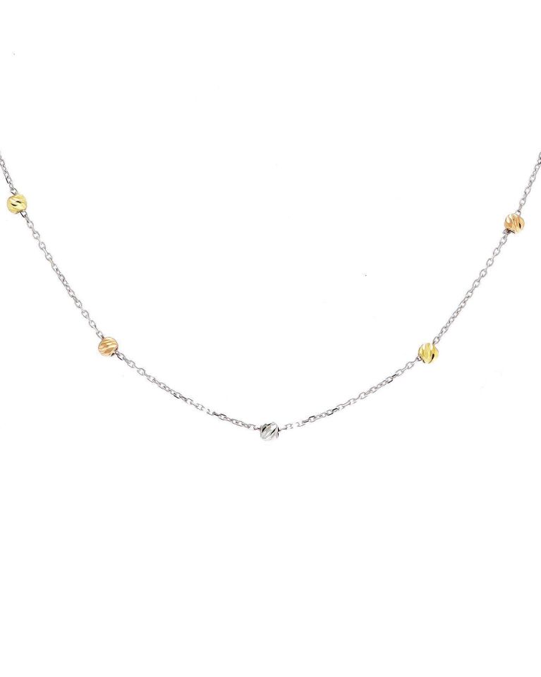 Prenses Pırlanta-14 Ayar Altın Altın Kolye Modeli