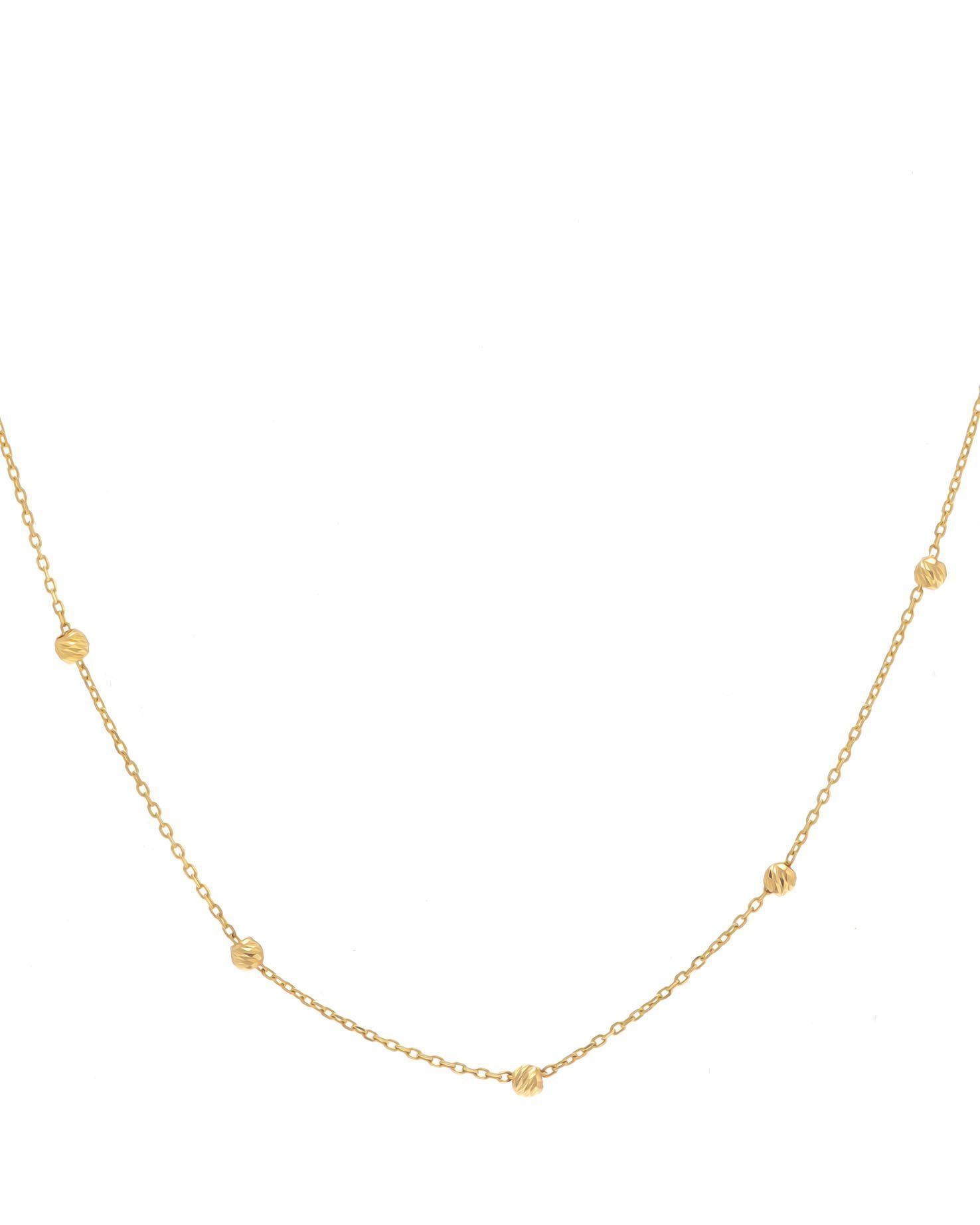 Prenses Pırlanta-14 Ayar Altın Altın Kolye Modeli