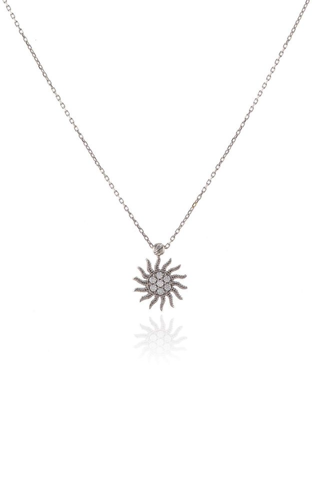 Prenses Pırlanta-Altın Kolye Modeli 14 Ayar Altın